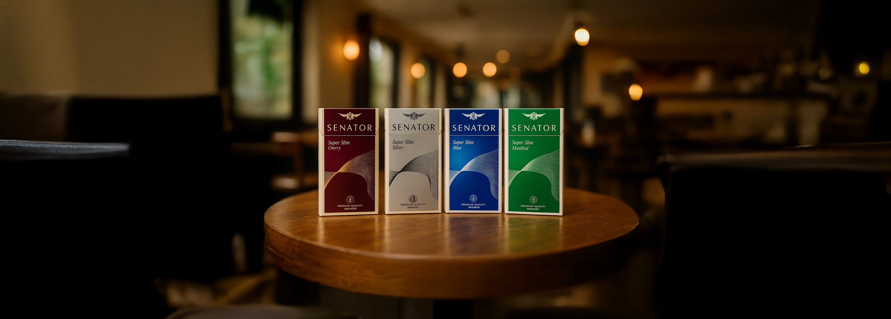 Senator Super Slim Collection - Ultra-light cigarettes with refined taste for sophisticated smokers